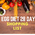 28 day egg diet shopping list