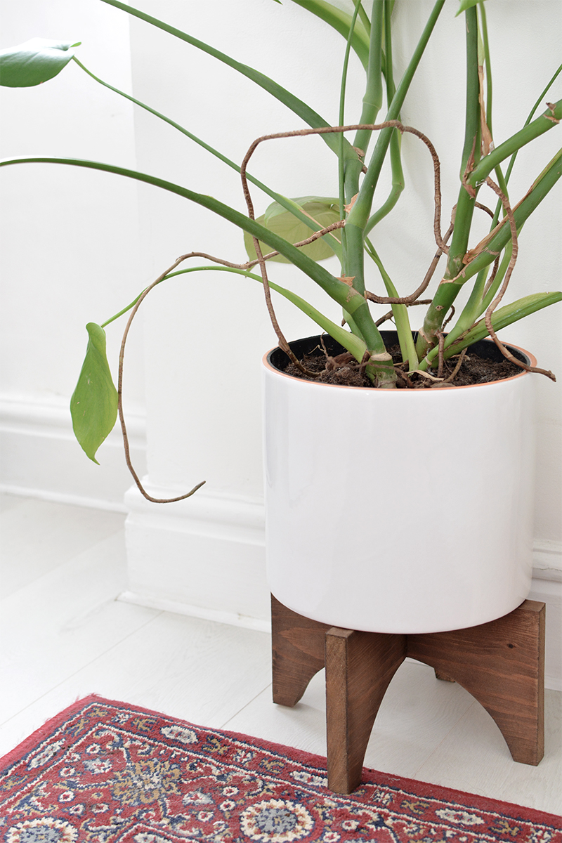 DIY mid century plant stand BURKATRON