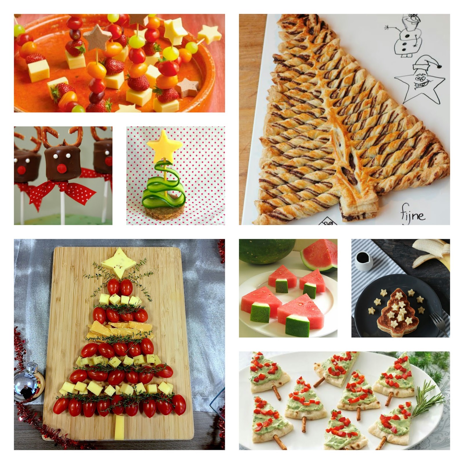 Kerstrecepten voorgerecht nagerecht kerstdiner toetjes voorgerechten eten vrolijke sneeuwpop pannenkoek hoofdgerecht kerstmenu ideetjes ijsje Ellouisa: Hapjes