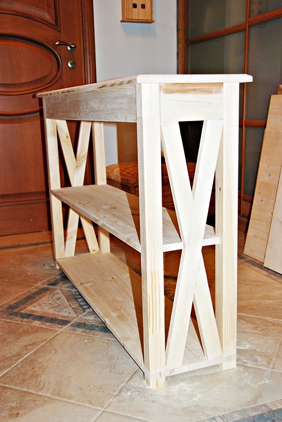DIY проект: Консольный столик своими руками