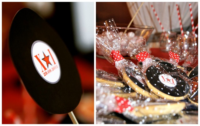 boda mesa dulce candy bar rock and roll