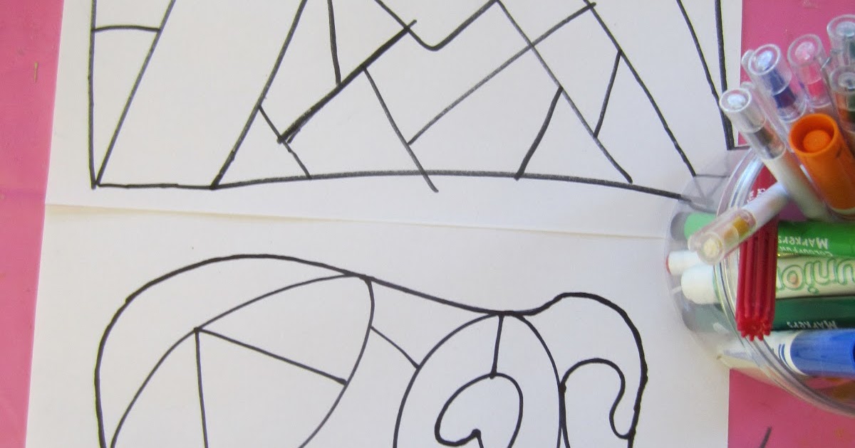 Learn with Play at Home: Colour Design inside Lines