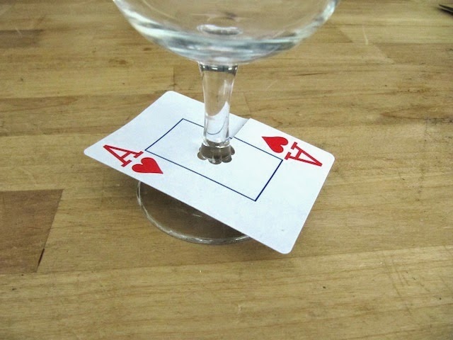 card party ideas glass marker