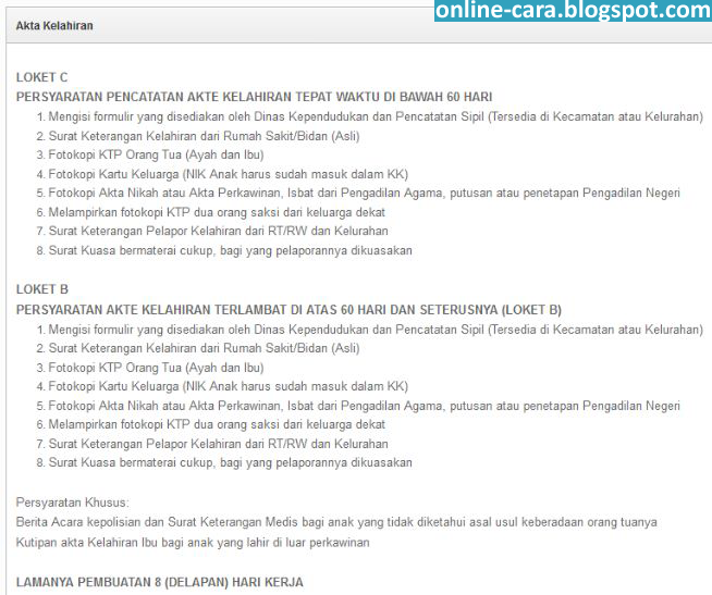 Syarat Membuat Akta Kelahiran Bandung | cara mengurus akta kelahiran online online cara Syarat Membuat Akta Kelahiran Bandung | cara mengurus akta kelahiran online online cara