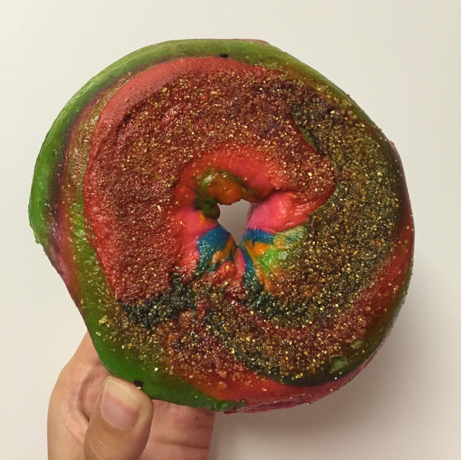 Rainbow Bagel From Stew Leonard's / ステューレナーズのレインボーベーグル I'm Made of