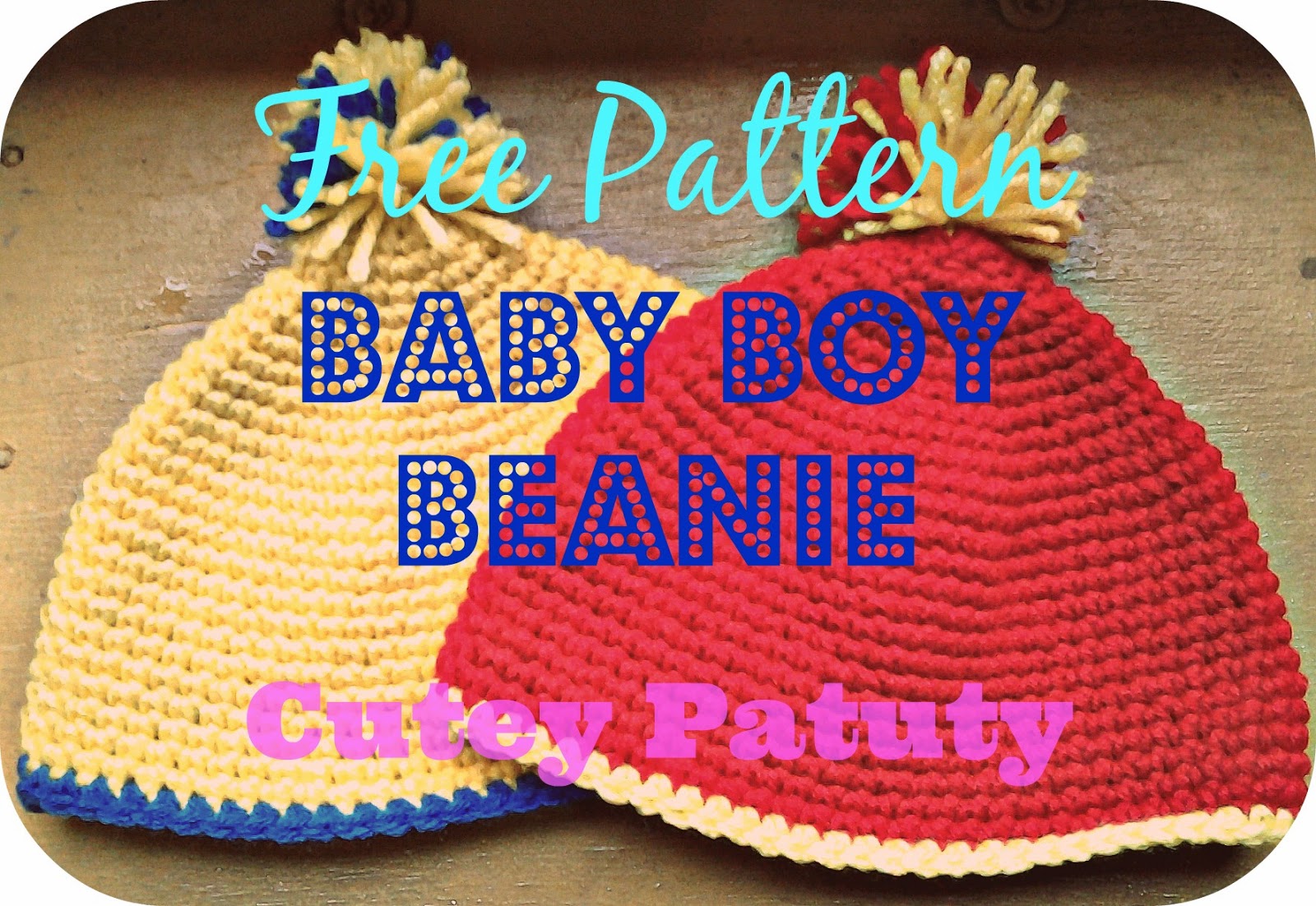Jei's Crochet and More Free Pattern Baby Boy Beanie