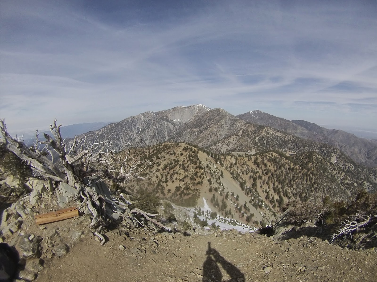 Iron Hiker Thunder Mountain, Telegraph Peak, West Telegraph Peak