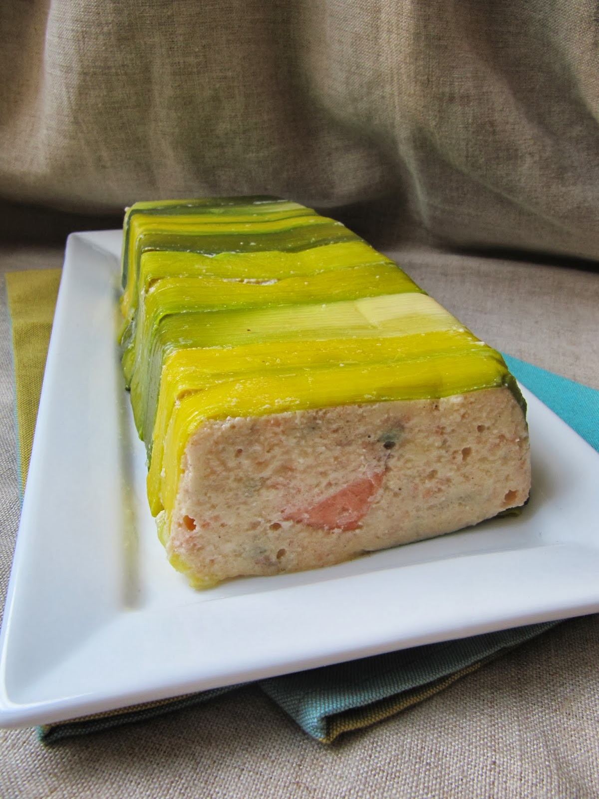 La cuisine d'ici et d'ISCA Terrine de saumon