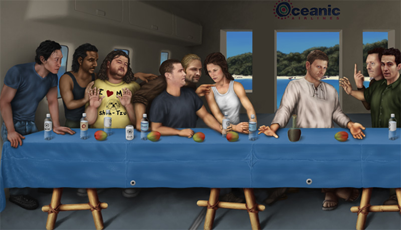 The LOST Last Supper by Ryan Nore
