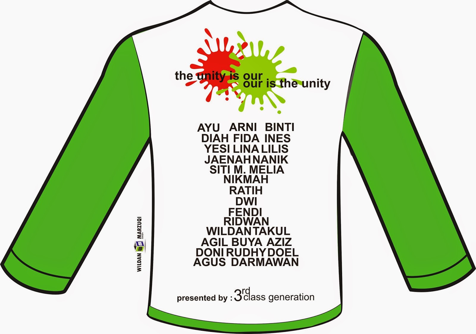 DESAIN ASAL ASAL: DESAIN KAOS REUNI