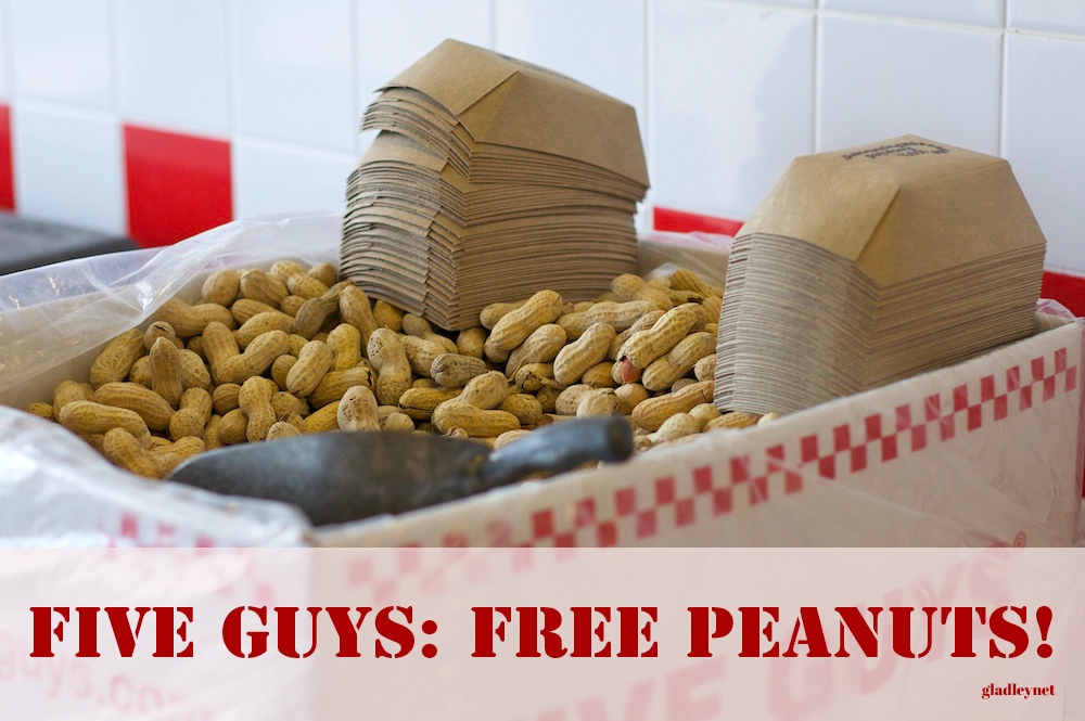 Are Five Guys Peanuts Free?