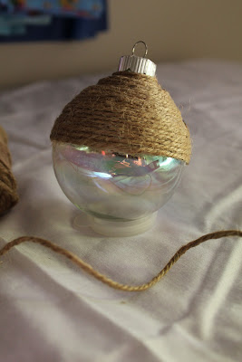 Twine Wrapped Ornament - Turtles and Tails blog