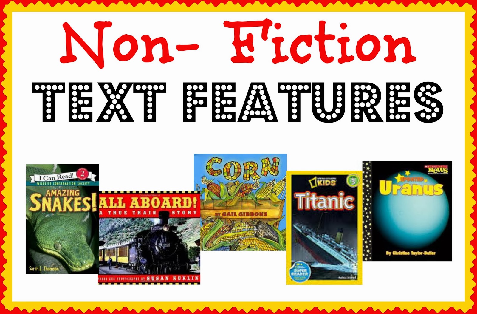 Elementary Antics: Non-Fiction Text Features Study {plus a few freebies}!
