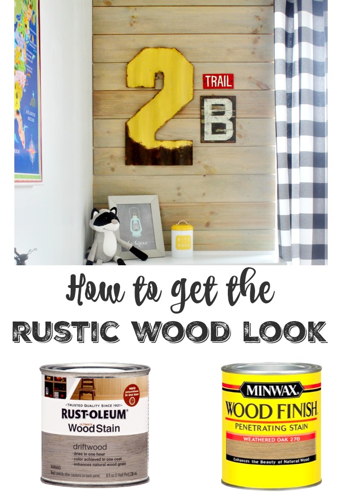 How to Get Rustic Wood Look Delightfully Noted
