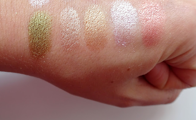 pigmenty glam z glamshop.pl swatche pigmentów