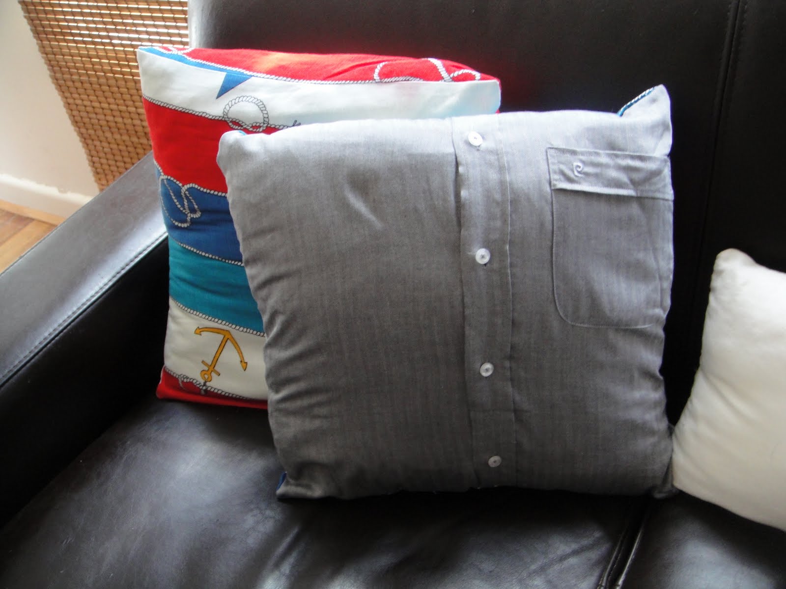 Recycled Sewing Shirt cushion cover