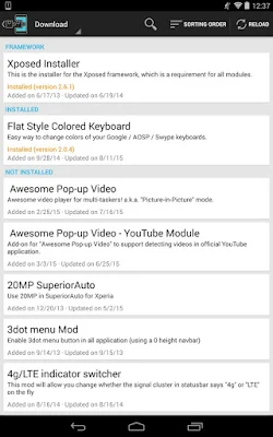 تطبيق Xposed Installer مهكر للأندرويد, تطبيق Xposed Installer كامل للأندرويد