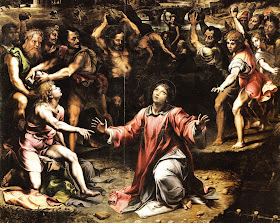  Romano's 1523 painting The Stoning of St Stephen