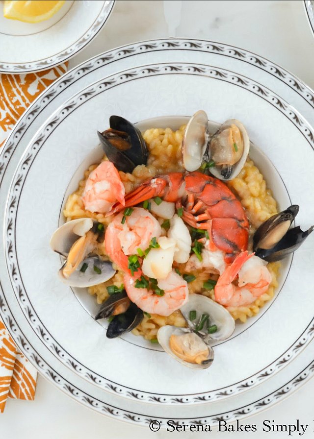Seafood Risotto | Serena Bakes Simply From Scratch