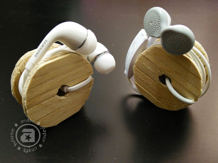 Cable Drum Earphone Holder