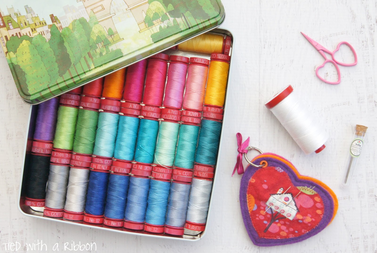 Tied with a Ribbon My Favourite Hand Quilting Tools.