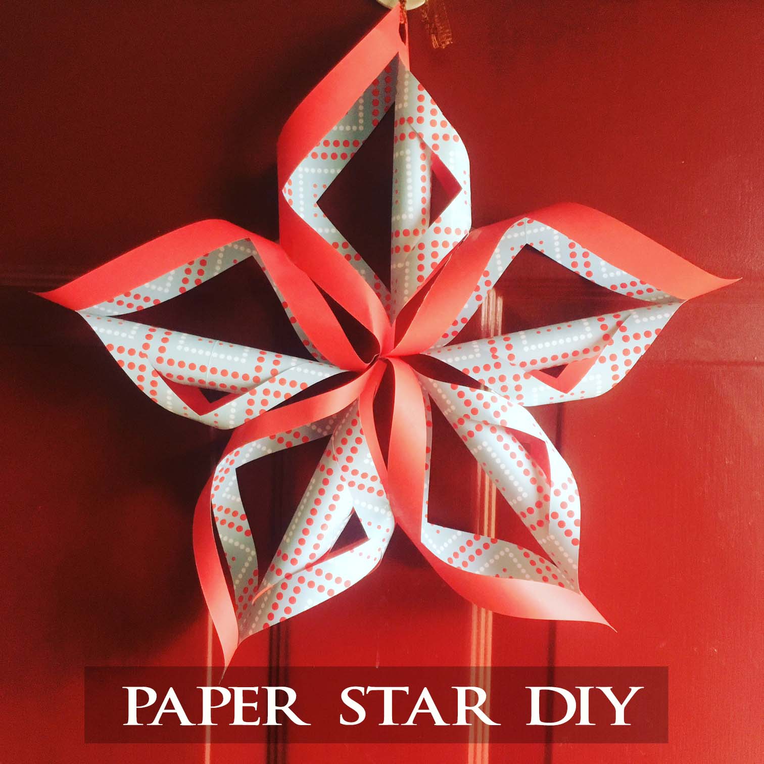 Christmas Paper Star DIY and a giveaway! | Handmade PaPer FloweRs by ...