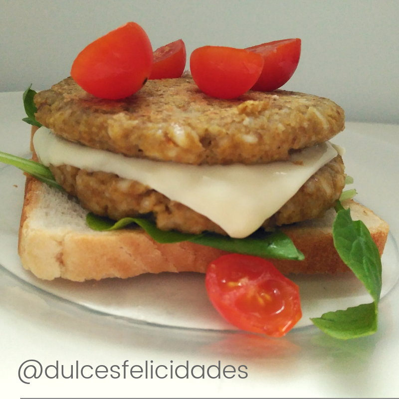 Hamburguesas de lentejas y arroz