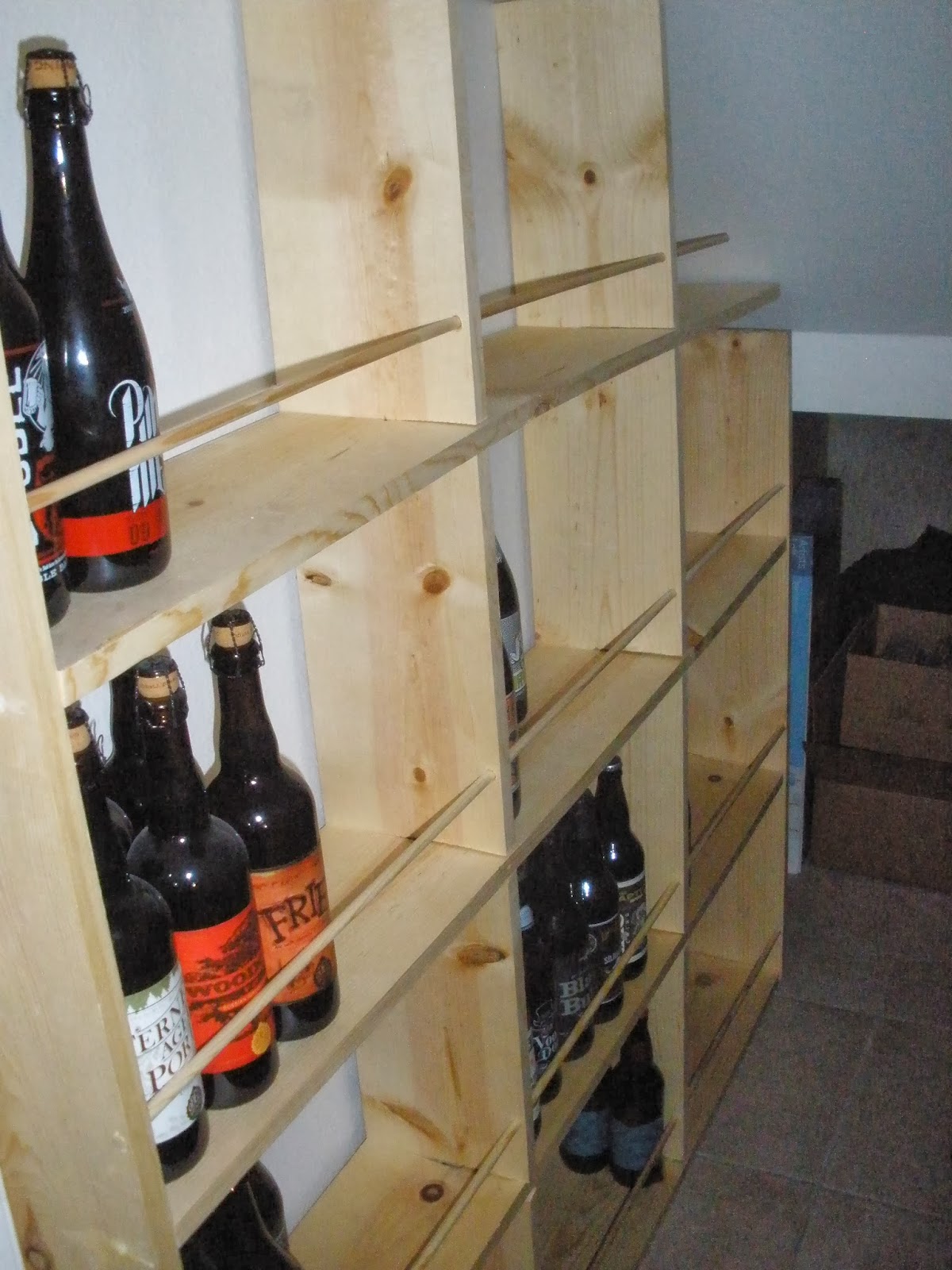 Caliradan James Beer Shelf, Beer Storage Shelves