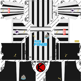 Newcastle United FC 2018/19 Kit - Dream League Soccer Kits Newcastle United FC 2018/19 Kit - Dream League Soccer Kits