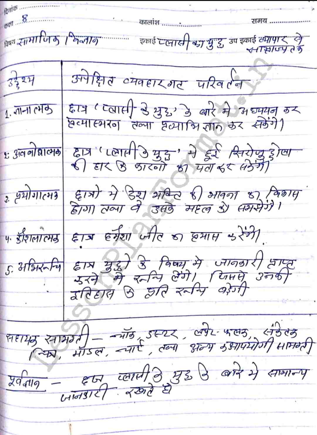 Social Science Class 8 Lesson Plan For B ed social-science-class-8-lesson-plan-for-b-ed
