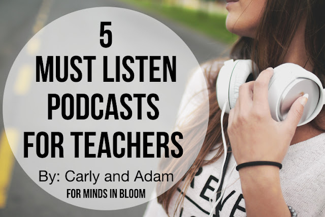 Our guest blogger shares five excellent podcasts for teachers in this post on Minds in Bloom. She recommends podcasts that are either directly geared toward teachers and education or that discuss topics that teachers will find insightful and helpful. Our guest blogger shares five excellent podcasts for teachers in this post on Minds in Bloom. She recommends podcasts that are either directly geared toward teachers and education or that discuss topics that teachers will find insightful and helpful.