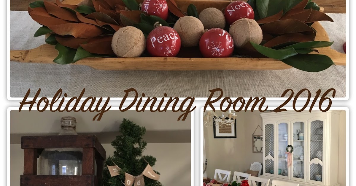 2Perfection Decor: Christmas in our Dining Room 2016