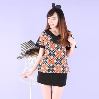 Model Blus Batik Remaja Yang Modis Dan Cantik