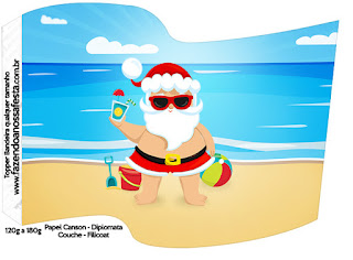 Christmas in the Caribbean: Free Party Printables. Christmas in the Caribbean: Free Party Printables