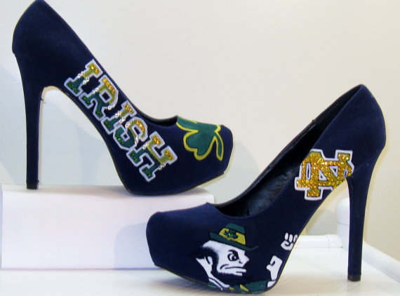 custom notre dame shoes