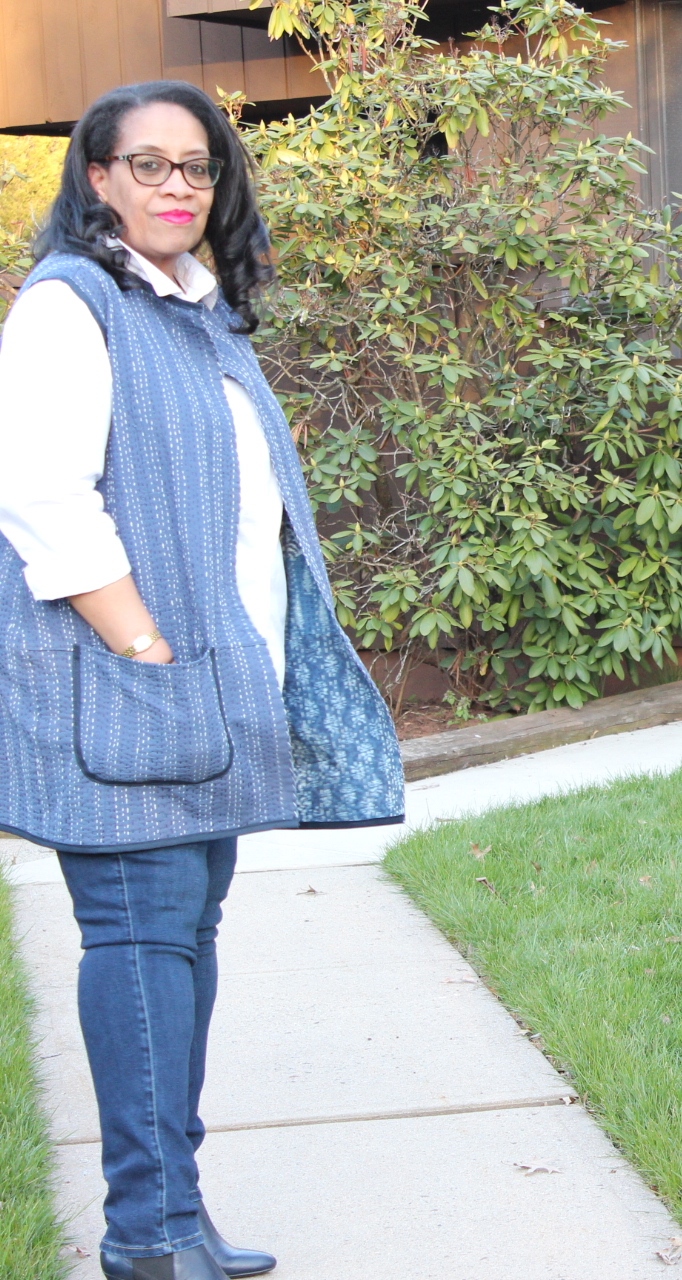 Diary of a Sewing Fanatic: A Reversible Vest - Outfit One