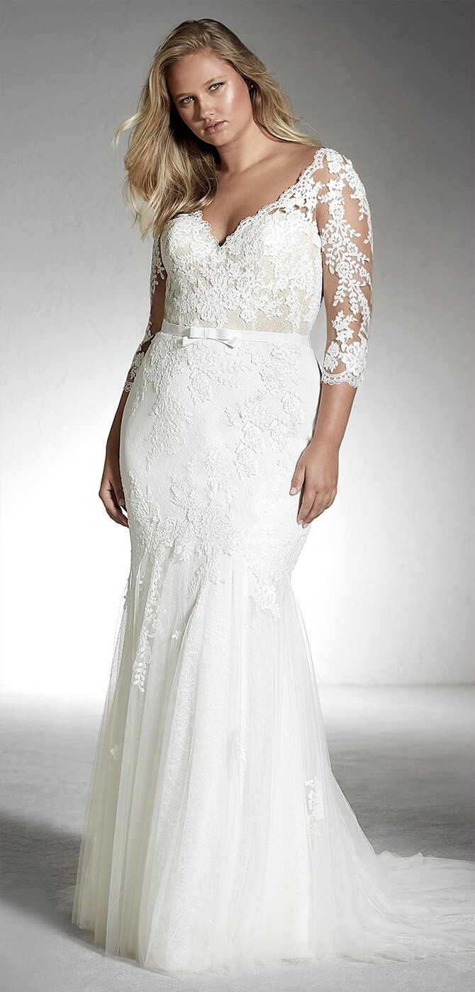 Elegant Wedding Dresses Plus Size