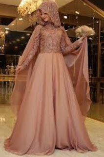 Model Baju Muslim Dari Kain Brokat Gaun Contoh Long Dress Brokat Muslim Desain Mewah Dan Elegan