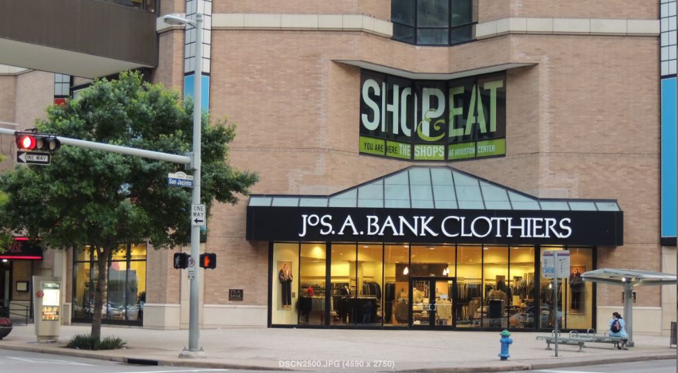 Houston in Pics JoS. A. Bank Clothier Downtown at Houston Center Shops