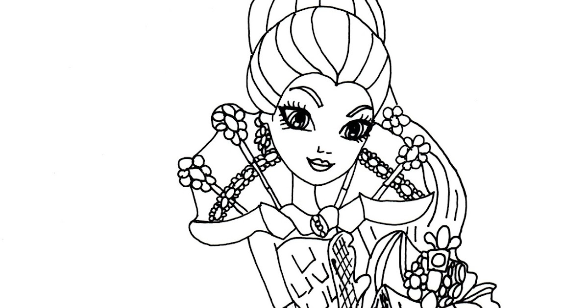 Free Printable High Coloring Pages Raven Queen Thronecoming Page
