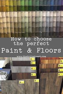 Tips for choosing the perfect paint and flooring.