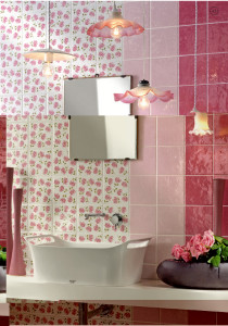 Hermosos baños color rosa - Colores en Casa