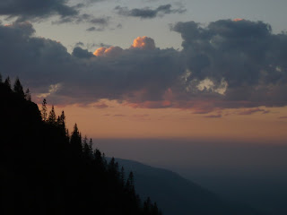 Letztes Licht überm Alpenvorland