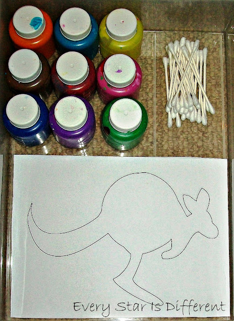 Australian Dot Painting Activity for kids