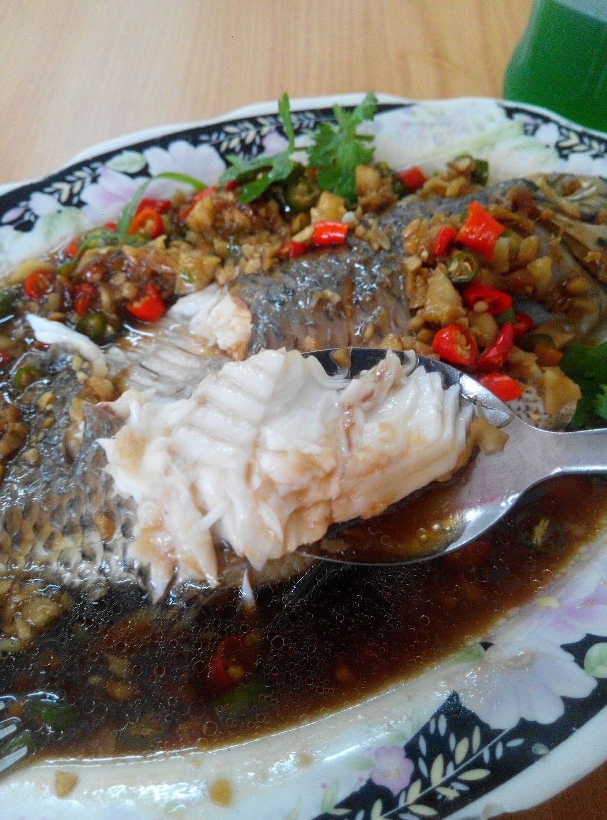 Steamed Tilapia Fish Restoran Lan Je Kota Kemuning Food and