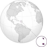 Gambar Peta letak Antigua dan Barbuda
