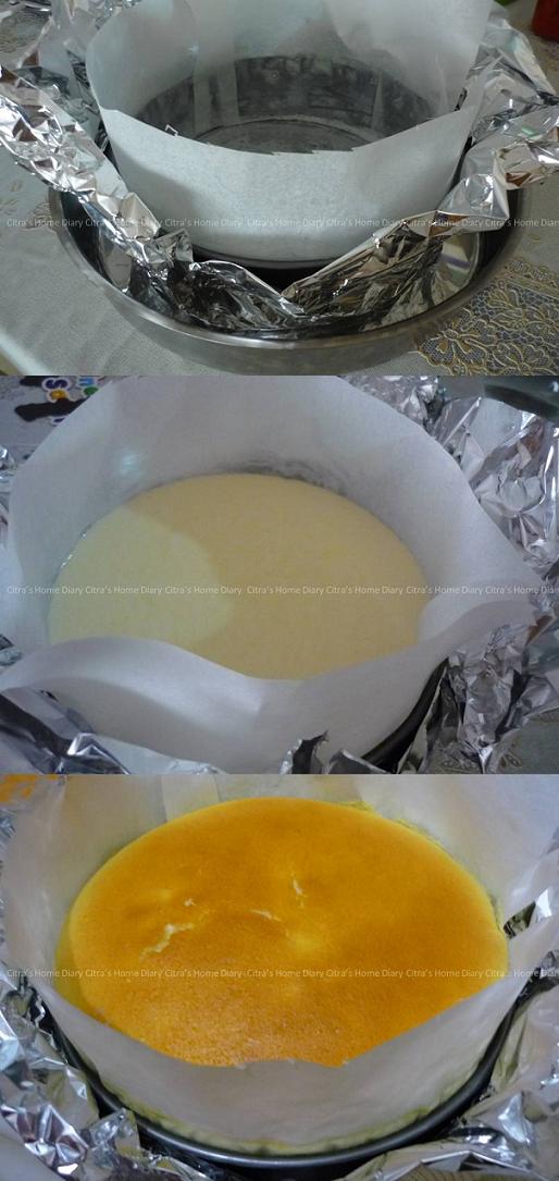 Citra's Home Diary Labneh (strained yogurt) souffle cheesecake with