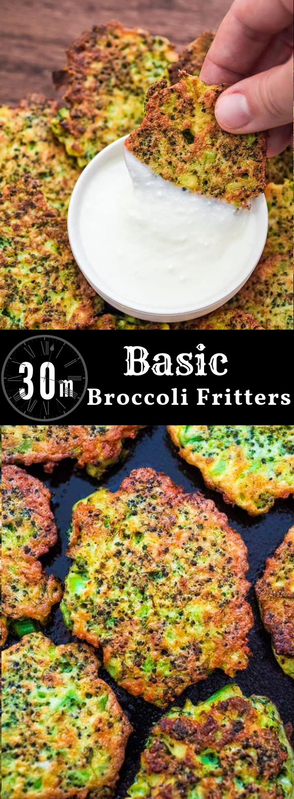 BASIC BROCCOLI FRITTERS #Vegetarian #Meals BASIC BROCCOLI FRITTERS #Vegetarian #Meals