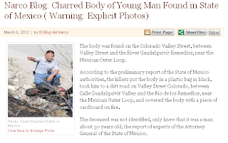 Narco Blog- Charred Body of Young Man