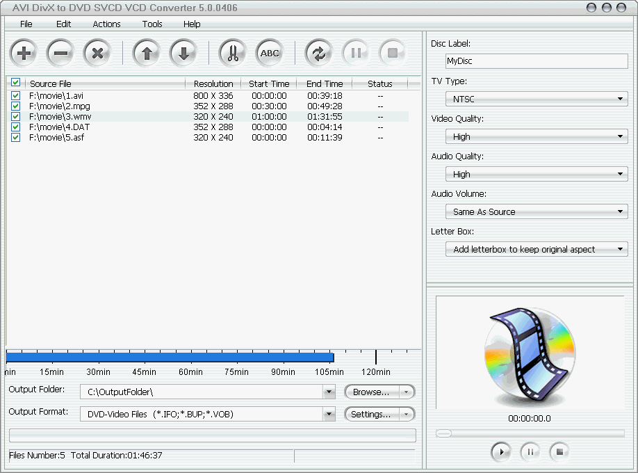 All Video to VCD SVCD DVD Converter 1.5 All Software With Crack Free